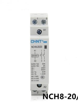 Contactor monofásico 2P 20A Chint NCH8-20-20-230